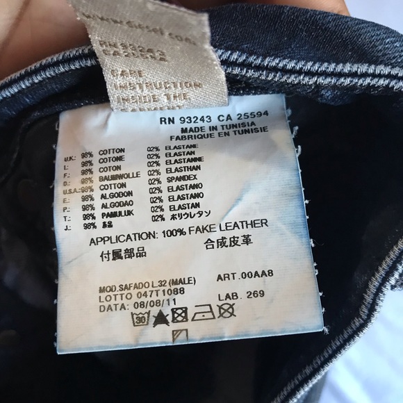 SOLD Diesel Jeans Safado Regular Slim Straight - Picture 7 of 7